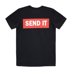 SEND IT MENS SMALL PRINT TEE